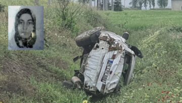 Otomobil su kanalına düştü:1 ölü 4 yaralı