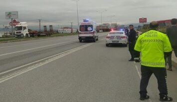 Kadın sürücü ölümden döndü!