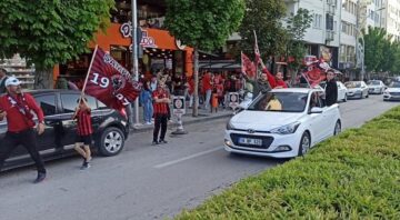 Çorum’da 1.lige yükselme coşkusu