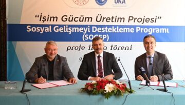 İstihdama yönelik projede imzalar atıldı