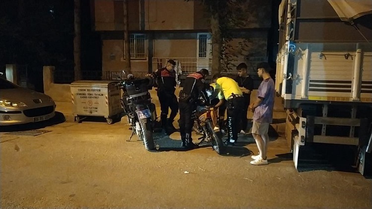 Polisten kaçan motosiklet sürücüsü yakalandı!
