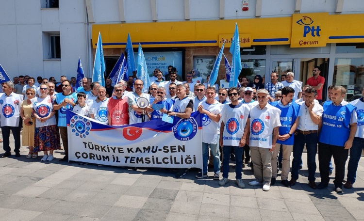 Memurlar yeni maaşı protesto etti!