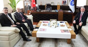 Başkan Vali Çiftçi ve Dağlı’yı tebrik etti