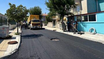 Beytepe cadde ve sokaklar asfaltlanıyor