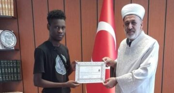 Haitili genç Çorum’da Müslüman oldu
