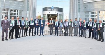 Başkan Filistin heyetini ağırladı