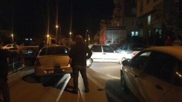Polisten kaçarken kaza yaptı