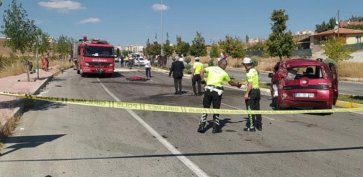 Ters yönde üzücü kaza:1 ölü