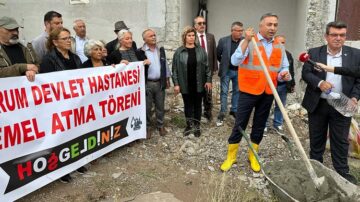 Çorum’a sembolik hastane temeli!