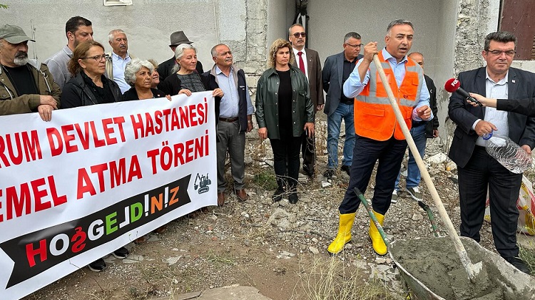 Çorum’a sembolik hastane temeli!