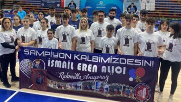 Eren’in ismi şampiyonada yaşatıldı