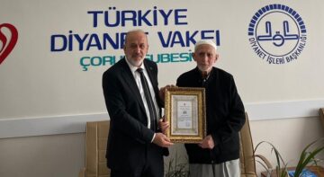 Kur’an kursuna rekor bağış yaptı