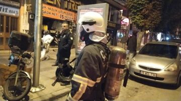  Baca yangını paniğe neden oldu