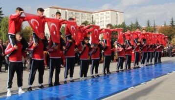 Çorum’da 100’üncü yıl coşkusu yaşandı