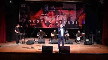 Filistin destek gecesine yoğun ilgi