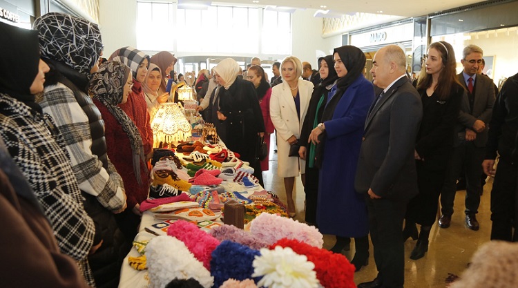 Aile destek merkezlerinden sergi