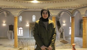 Cami’de Osmanlı motifleri hayat buldu