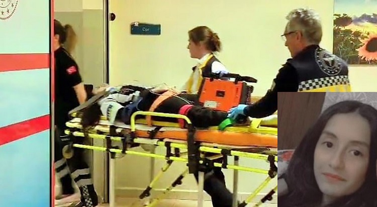 Çatıdan düşen genç kız kurtarılamadı