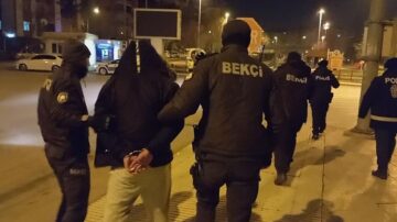 Kaçan şahsın üzerinden satır çıktı!