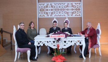 Jandarma Astsubaylar evlendi