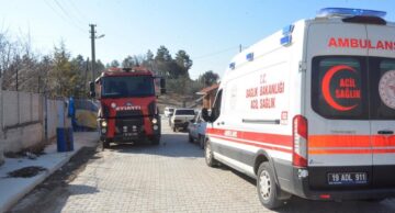 Çamaşır makinasından yangın çıktı