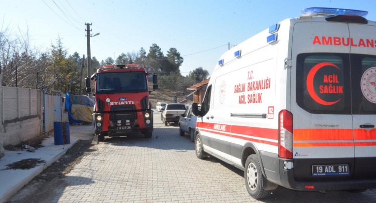 Çamaşır makinasından yangın çıktı