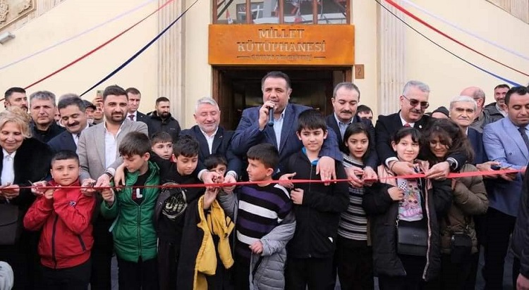 Millet Kütüphanesi törenle açıldı