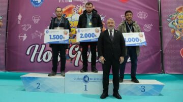 Spor oyunlarında ödüller verildi
