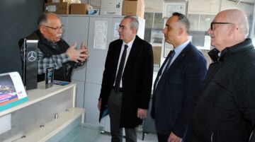 Sanayide esnaf ve çalışanları dinledi