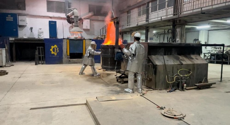 En büyük bronz dökümü Çorum’da!