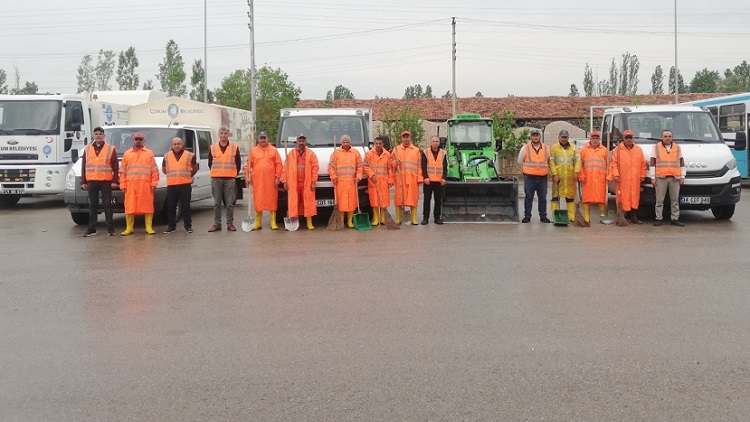 Çorum Belediyesi AKOM teyakkuzda!