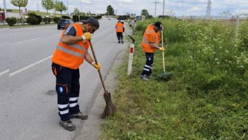Çevreyolu bulvarı tertemiz oluyor