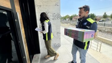 Belediye’den hoş geldin bebek seti