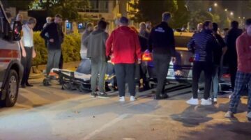 Hastaneye gitmek isterken kaza oldu!