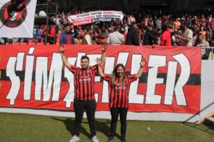 Çorum’da maçtan önce romantik anlar!