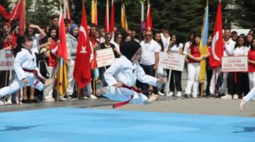 Çorum’da 19 Mayıs coşkuyla kutlandı