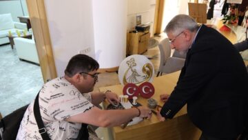 Özel öğrencilerden Filografi sergisi