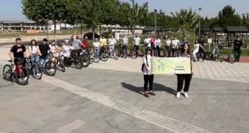 Karbon salınımına böyle dikkat çektiler!