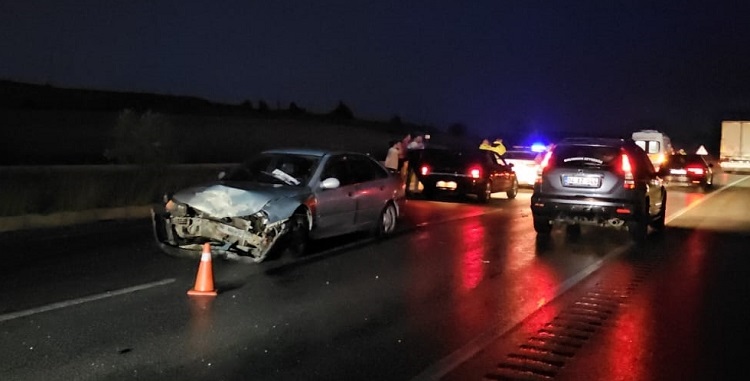 Samsun yolundaki kazada 4 kişi yaralandı