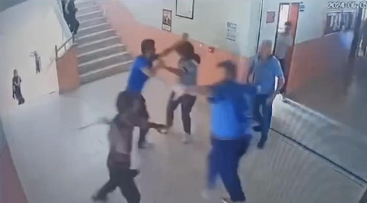 Müdüre zincirle saldırmıştı yakalandı!