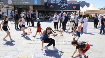 Yaz spor okullarına coşkulu açılış