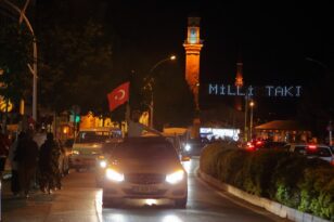 Çorum’da galibiyet coşkusu yaşandı