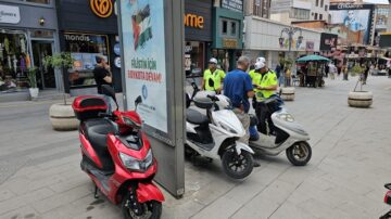 Kurallara uymayan motosikletlilere ceza!
