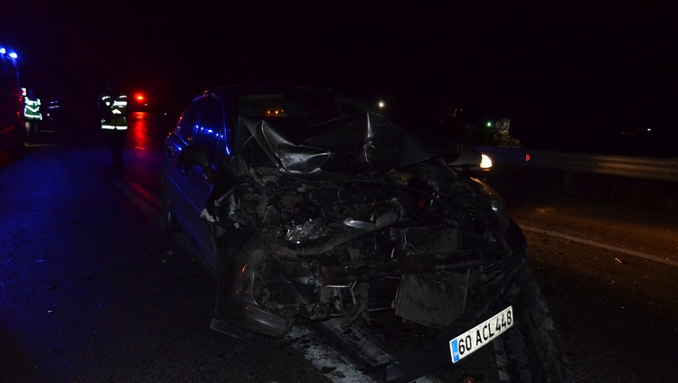 Kırkdilim’deki kazada 2 kişi yaralandı