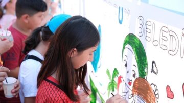 Bu fırça darbeleri özgür Filistin için