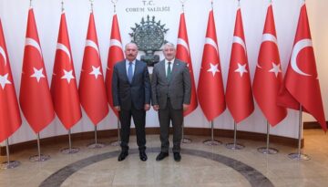 Vali Çalgan’a ilk ziyaret Başkan Aşgın’dan