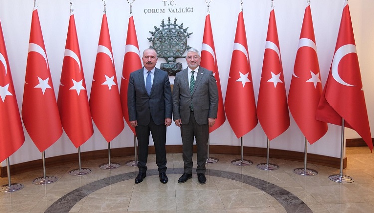 Vali Çalgan’a ilk ziyaret Başkan Aşgın’dan