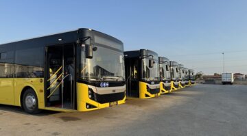 Toplu taşımaya 8 yeni otobüs daha katıldı