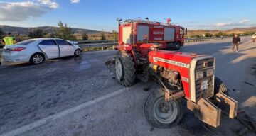 Traktör sürücüsü kazada hayatını kaybetti