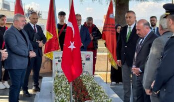 Şehitler için dua edildi